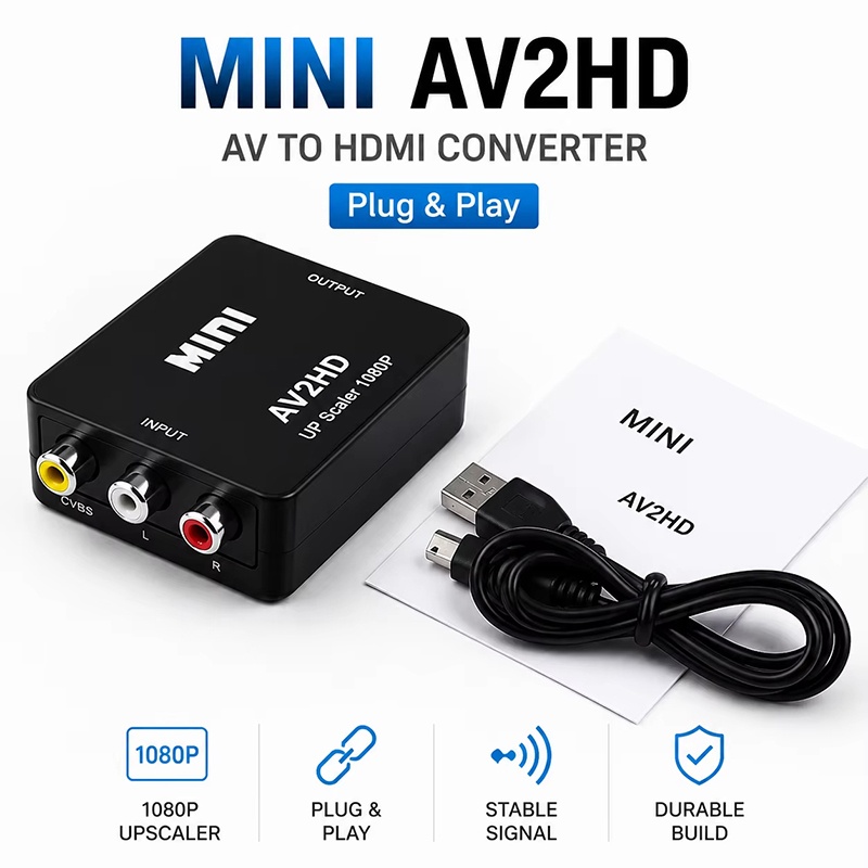 Video Gaming Accessories - HDTV Converter Box RCA AV CVBS
