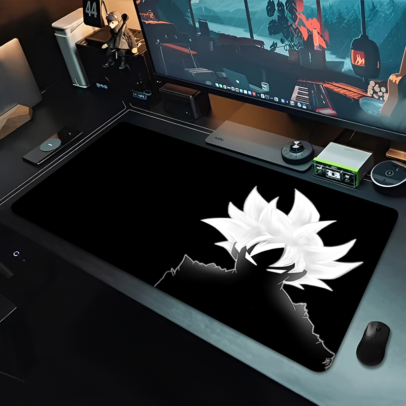 Video Gaming Accessories - DBZ Black Anime Mouse Pad Dragon