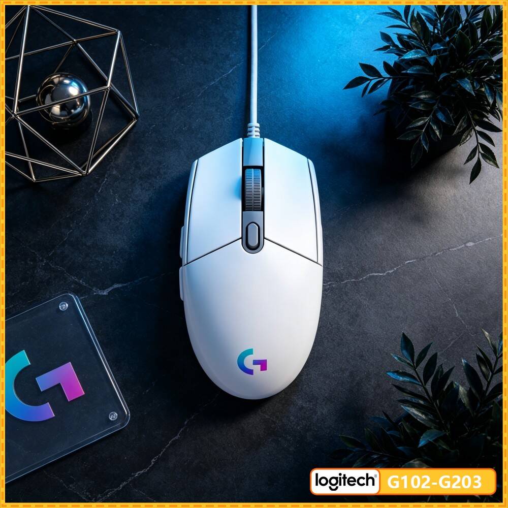 Logitech Mouse G203 - Logitech G203 LIGHTSYNC Wired Mouse Gaming-Grade