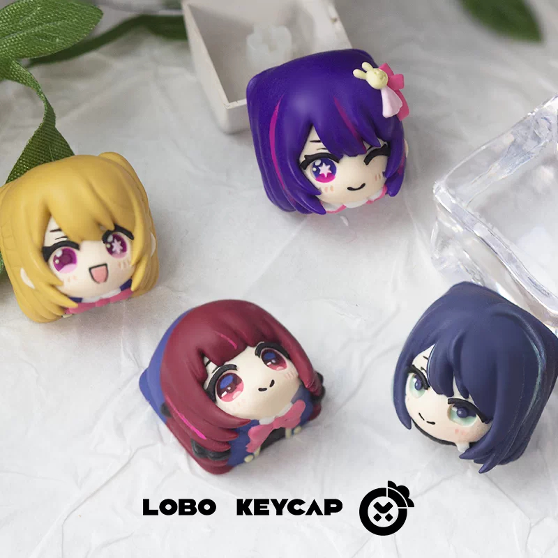 Gaming Accessories Decor - Lobo Art Resin Keycap Oshi No