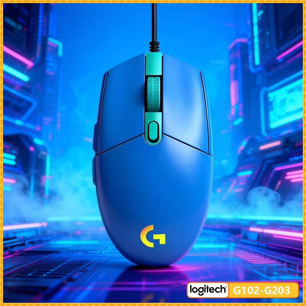 Logitech Mouse G203 - Logitech G203 Wired Gaming Mouse RGB