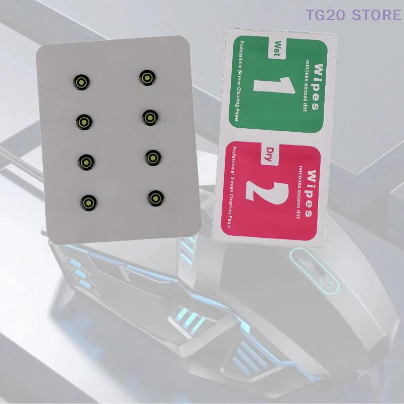 8Pcs/Pack DIY Universal Mouse  - đánh giá và giá Gaming Accessories Bundle