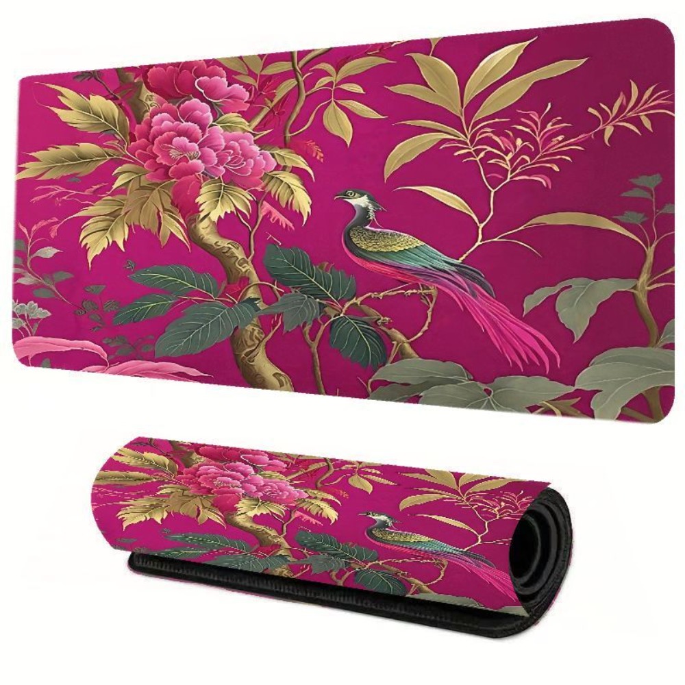 Bright pink flower and bird pa - đánh giá và giá Gaming Accessories Pink