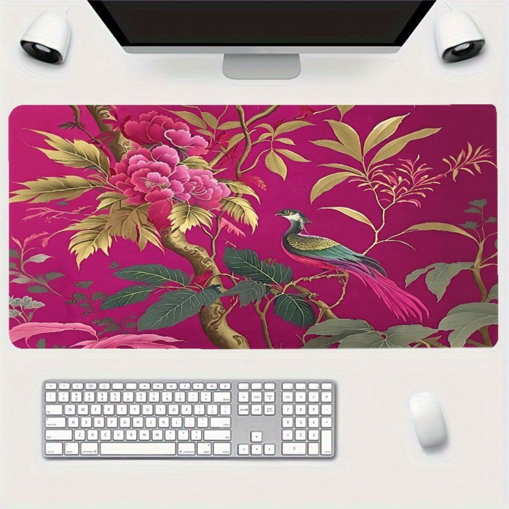 Bright pink flower and bird pa - đánh giá và giá Gaming Accessories Pink