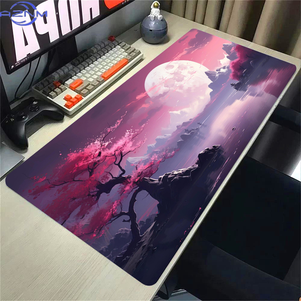 Pink Sakura Anime Mousepad Lan - đánh giá và giá Gaming Accessories Pink