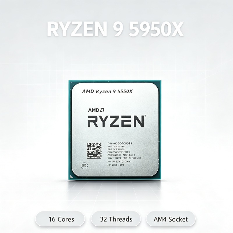 Desktop Component CPU AMD R9 5 - đánh giá và giá Amd Cpu Ryzen 9