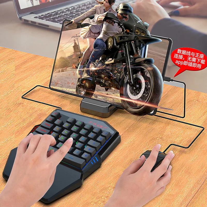 T-WOLF TF900 One Handed Keyboa - đánh giá và giá Gaming Accessories Bundle