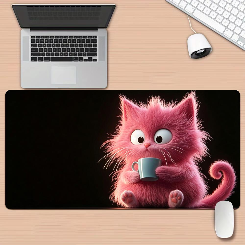Fantasy Pink Cat Mouse Pad Des - đánh giá và giá Gaming Accessories Pink