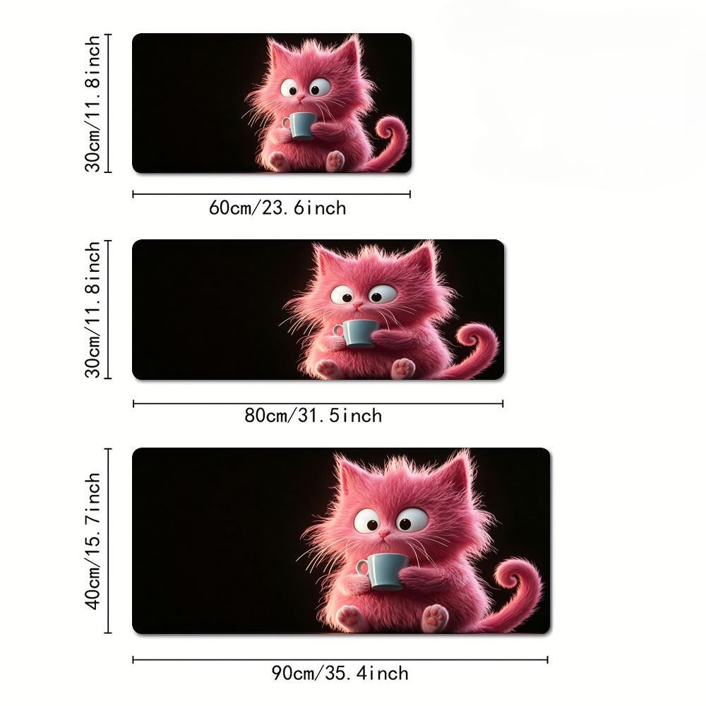 Fantasy Pink Cat Mouse Pad Des - đánh giá và giá Gaming Accessories Pink