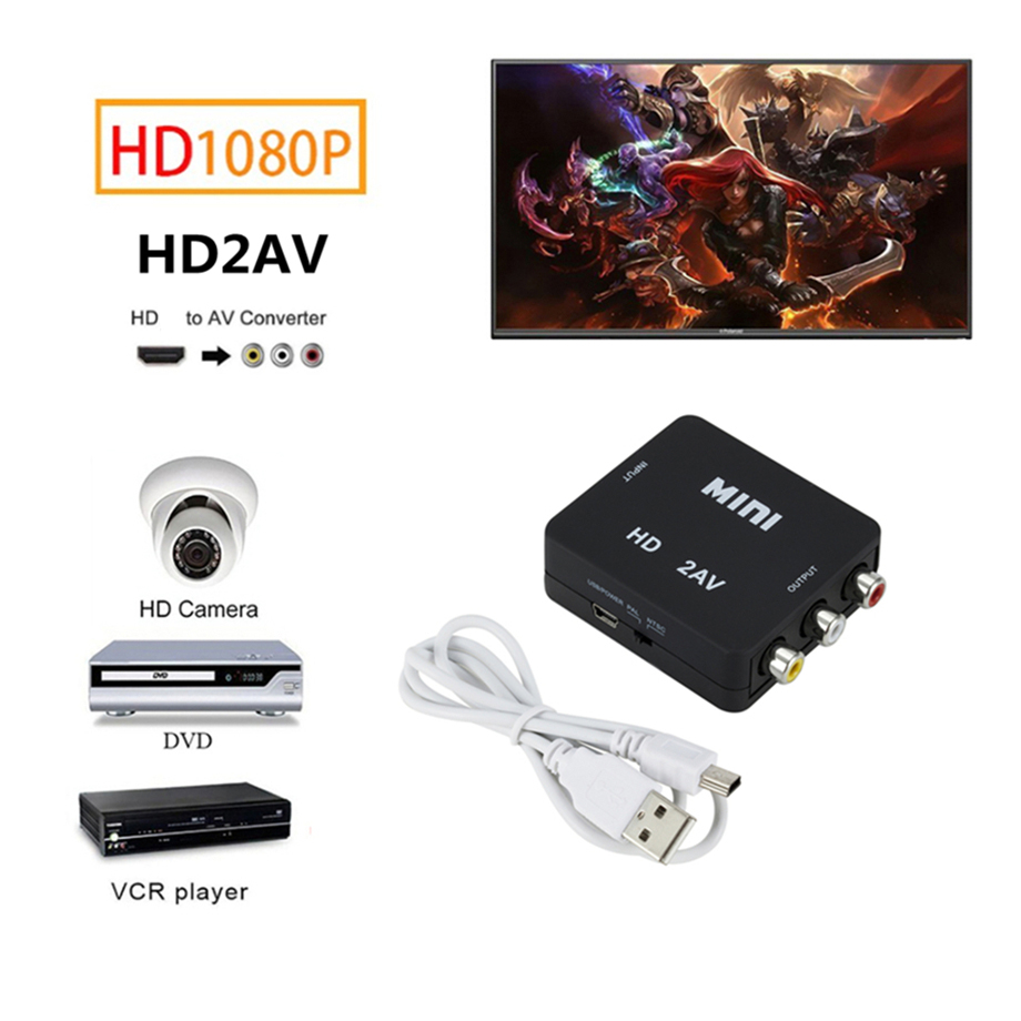 HDTV Converter Box RCA AV CVBS - đánh giá và giá Video Gaming Accessories