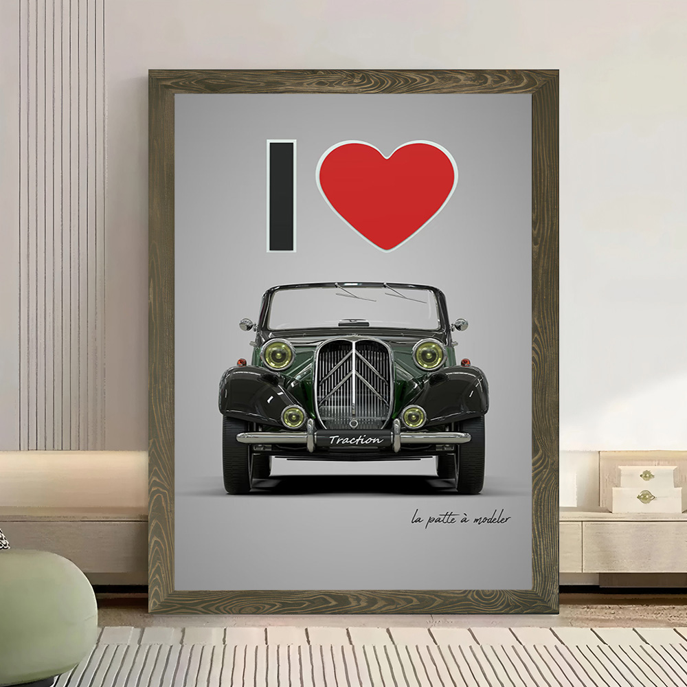 I Love Traction Printed Canvas - đánh giá và giá Gaming Accessories Decor