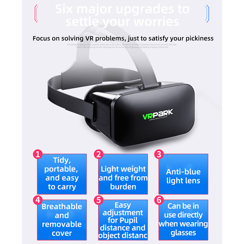 Virtual Reality Helmet VR Glas - đánh giá và giá Gaming Accessories Bundle
