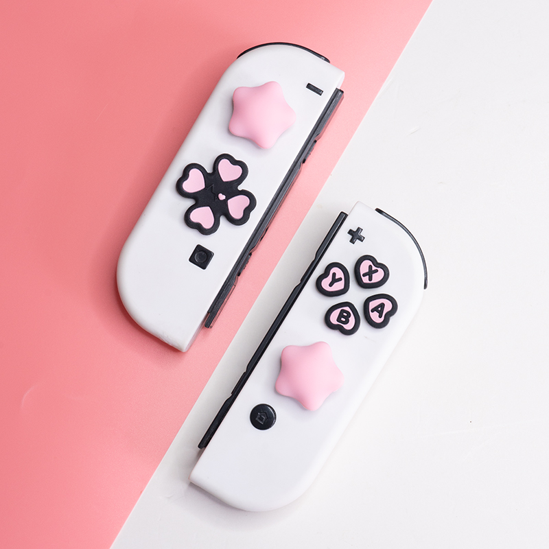 Multi-color Button Stickers +  - đánh giá và giá Gaming Accessories Pink
