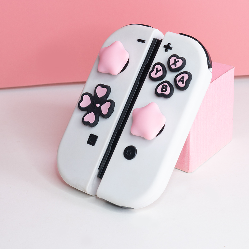 Multi-color Button Stickers +  - đánh giá và giá Gaming Accessories Pink