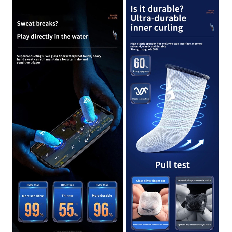 1 Pair Gamer Finger Sleeves Sw - đánh giá và giá Gaming Accessories Bundle