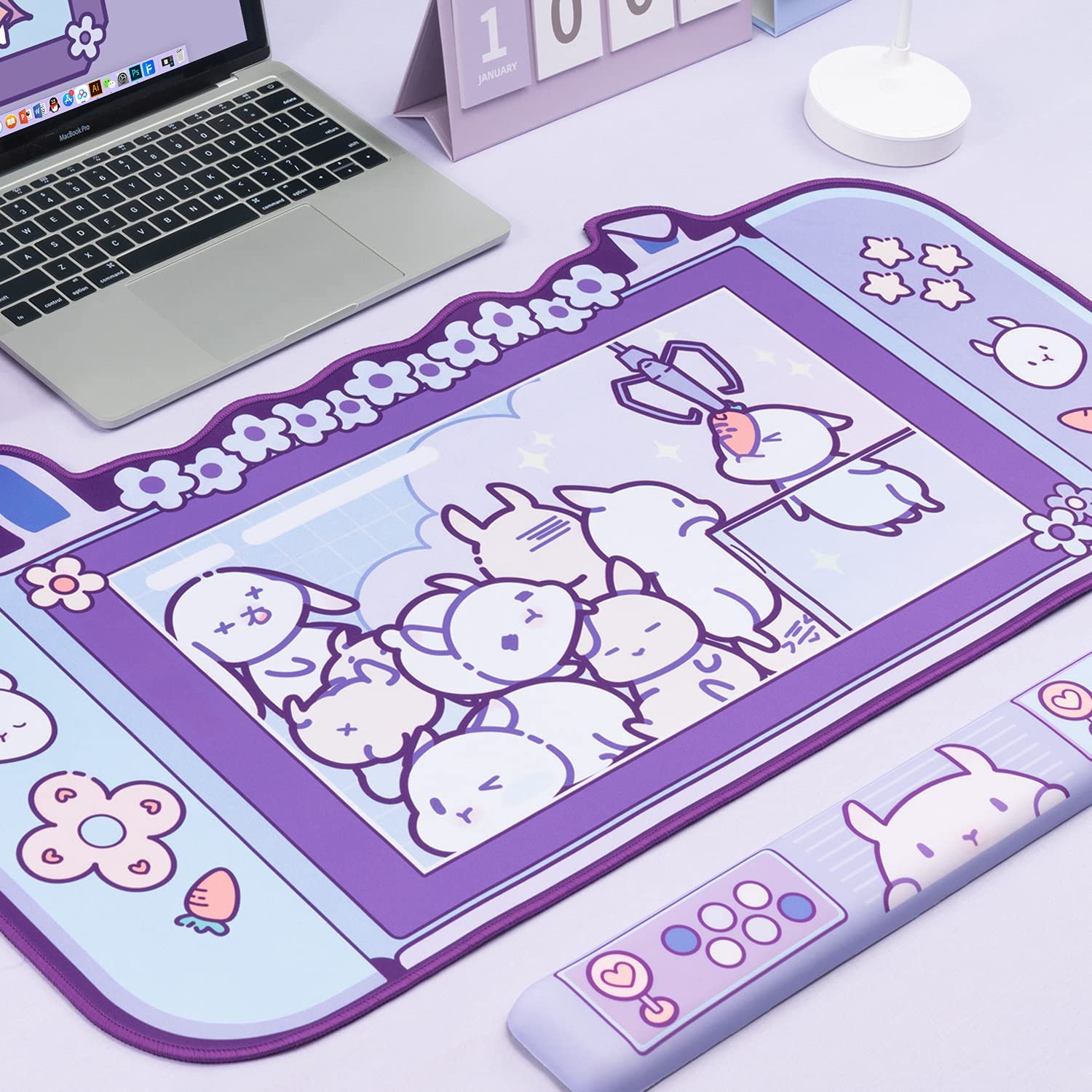 Large Kawaii Gaming Mouse Pad  - đánh giá và giá Gaming Accessories Pink