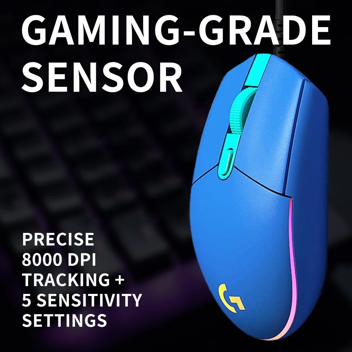 Logitech G102/G203 E-sports gr - đánh giá và giá Logitech Mouse G203