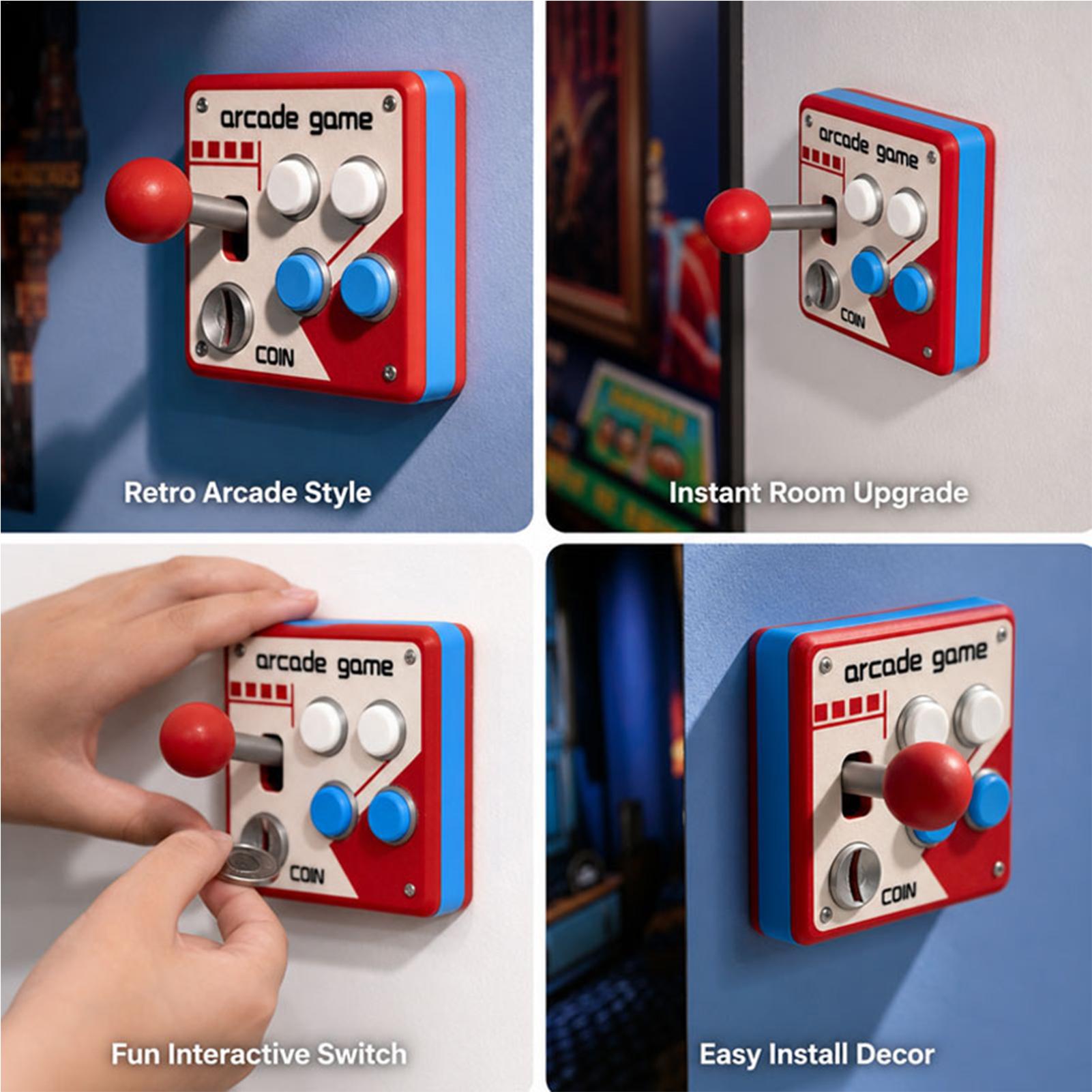 Creative Retro Arcade Game Lig - đánh giá và giá Gaming Accessories Decor