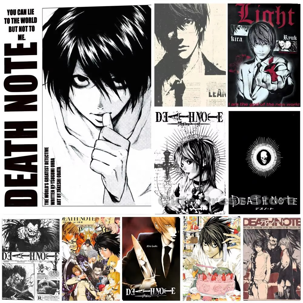 Death Note Canvas Print Unfram - đánh giá và giá Gaming Accessories Decor