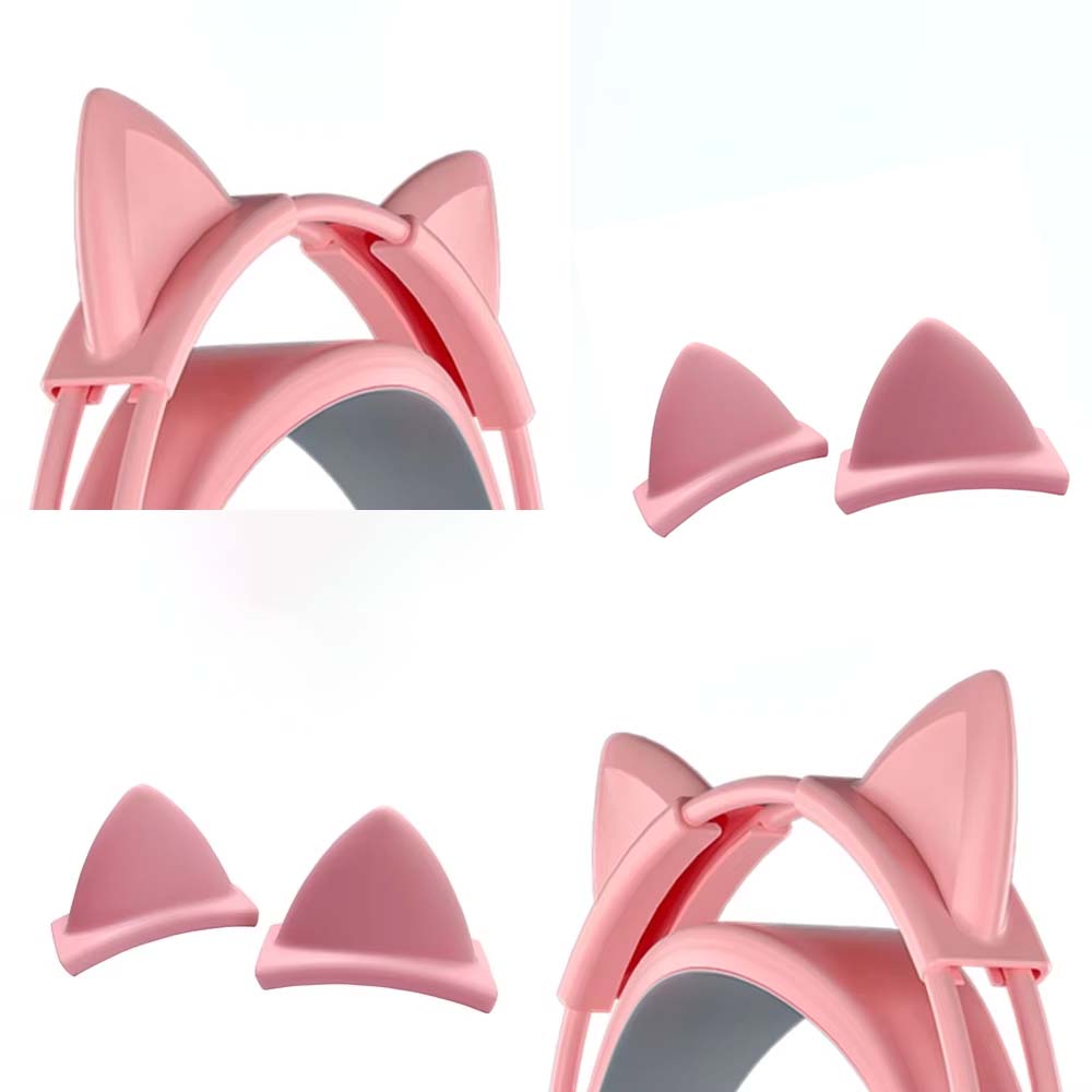 Pink Silicone Cat Ears Pendant - đánh giá và giá Gaming Accessories Pink