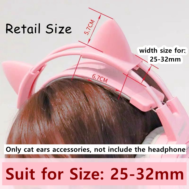 Pink Silicone Cat Ears Pendant - đánh giá và giá Gaming Accessories Pink