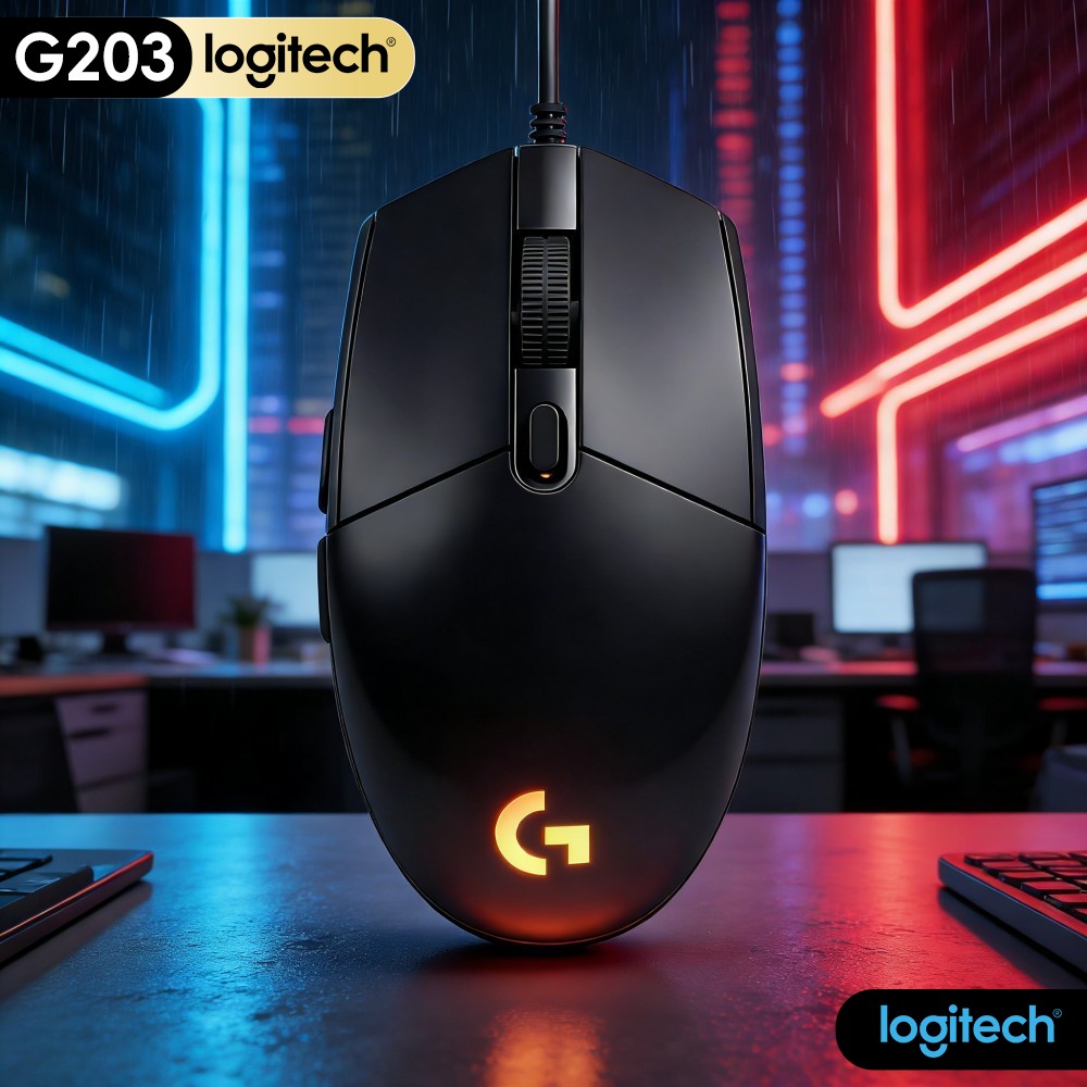 Logitech G203 Wired Gaming Mou - đánh giá và giá Logitech Mouse G203